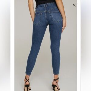 Good American High Waist Ankle Skinny Jeans